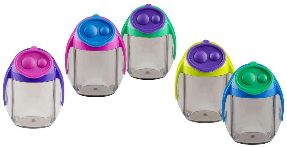 Kores Doppel-Spitzdose , Migoo, , Runddose, Farbig Sortiert