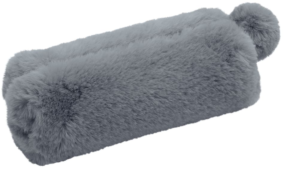 Wedo Schlamper-Etui , Fluffy, , Aus Plüsch, Blaugrau