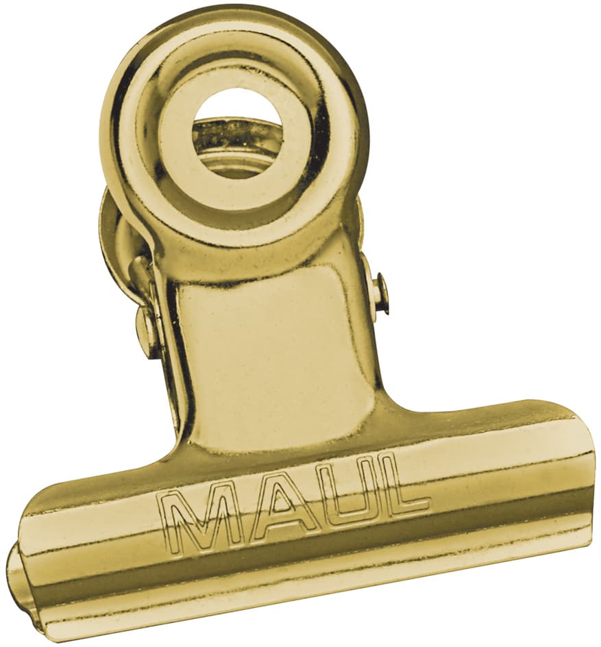 Maul Briefklemmer Aus Metall, Farbe: Nickel, Breite: 50 Mm