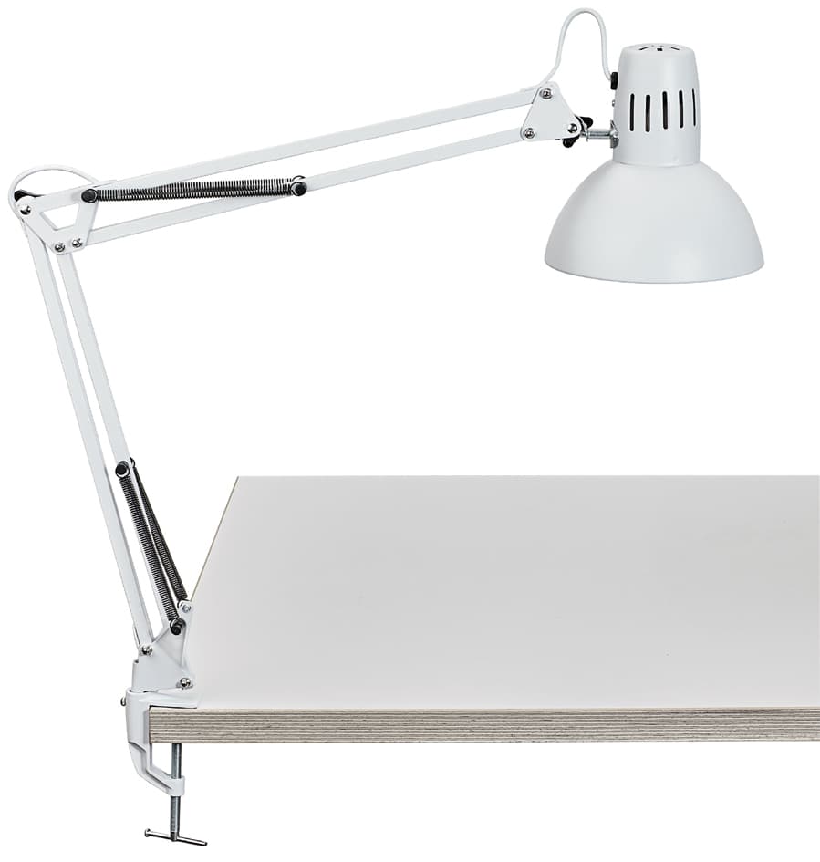 Maul Tischleuchte Maulstudy, Klemmfuß Bis 55 Mm, Silber