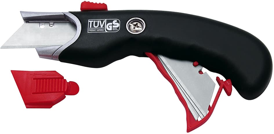 Wedo Safety-Cutter Premium, Klinge: 19 Mm, Schwarz/Rot