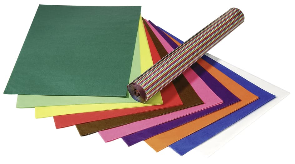 Folia Transparentpapier, (B)500 X (H)700 Mm, 42 G/Qm, Farbig