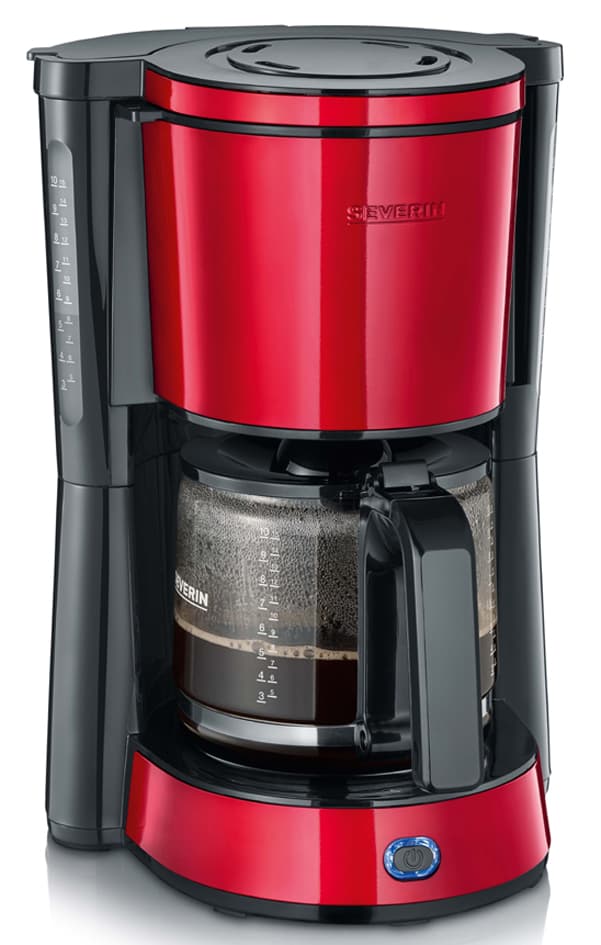 Severin Kaffeemaschine Ka 4817 Type, 1.000 W, Rot / Schwarz