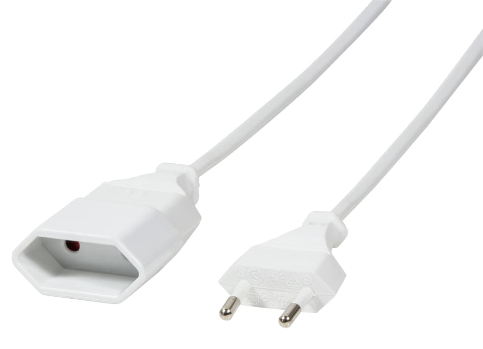 Logilink Verlängerungskabel, Eurostecker, 1,0 M, Schwarz