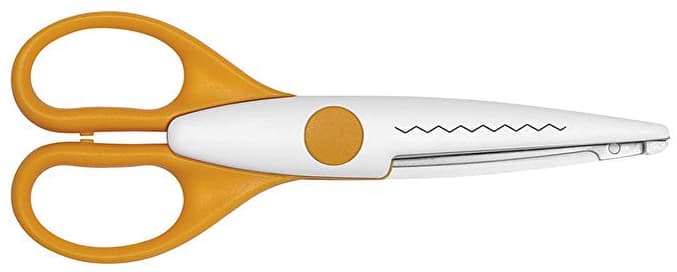 Wedo Konturenschere, Zackenschnitt, Länge: 160 Mm, Orange