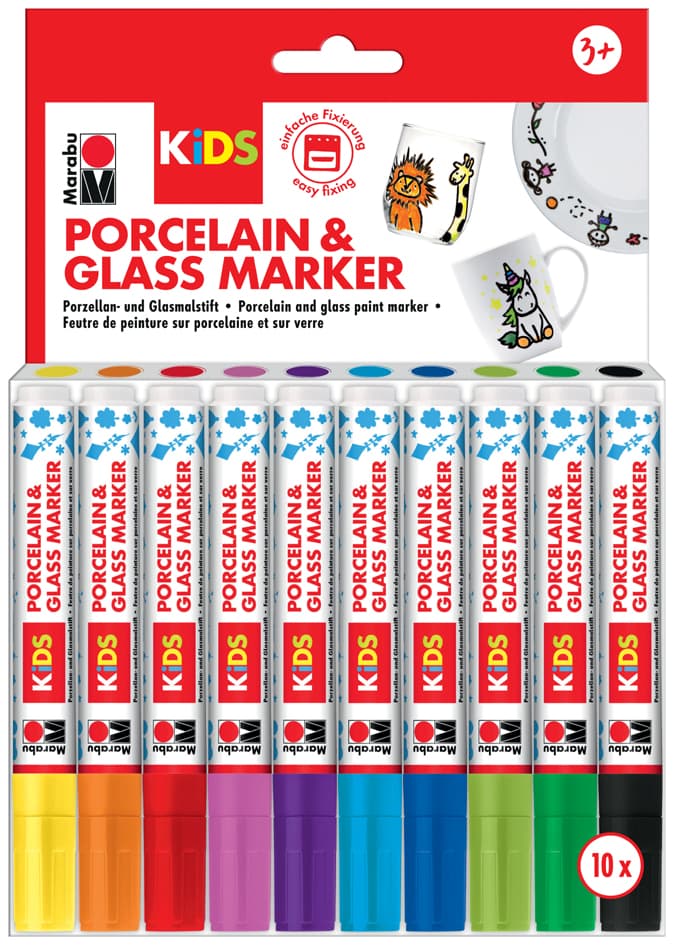 Marabu Marker , Porcelain & Glas Kids, , Mega Fun