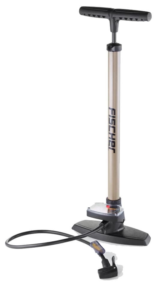 Fischer Fahrrad-Standpumpe Duokopf, Für Alle Ventile