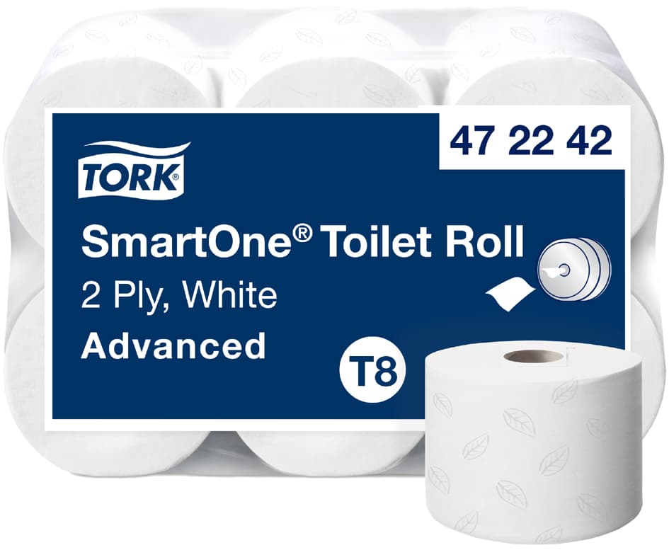 Tork Großrollen-Toilettenpapier Smartone, 2-Lagig, 207 M