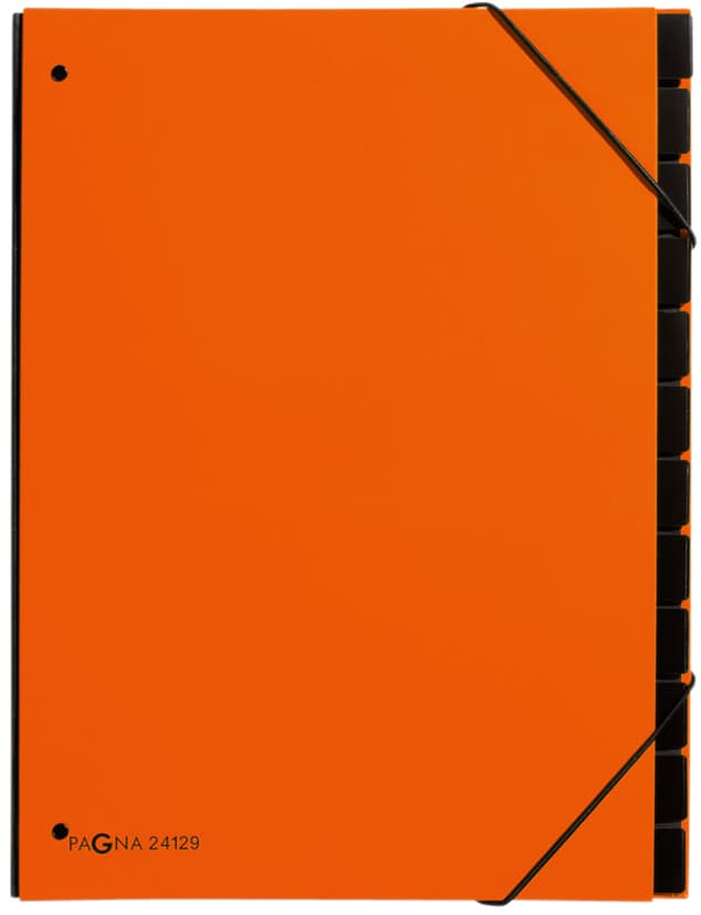 Pagna Pultordner Trend, Din A4, 12 Fächer, Orange