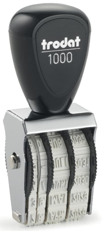 Trodat Datumstempel 1000, Abdruckgröße: 3 X 15 Mm