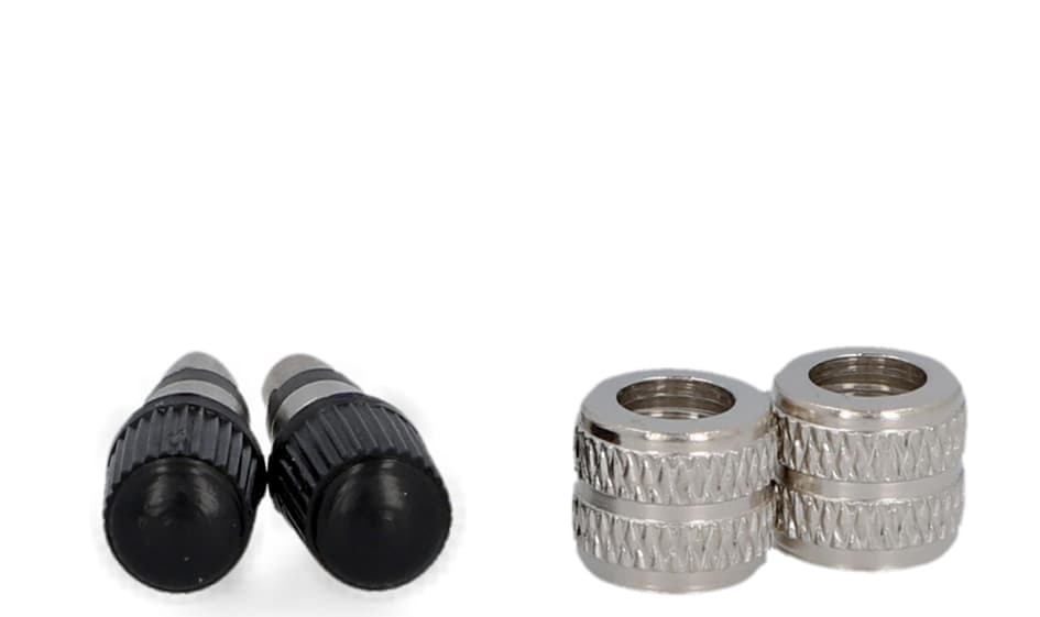 Fischer Fahrrad-Ventil-Set Dunlop, 6-Teilig