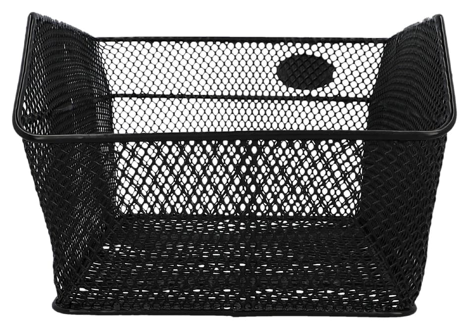 Fischer Fahrrad-Gepäckträgerkorb , School, , Schwarz