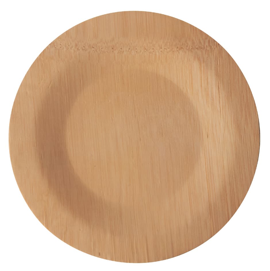 Papstar Bambus-Teller , Pure, , Ungeteilt, 180 Mm, 10er