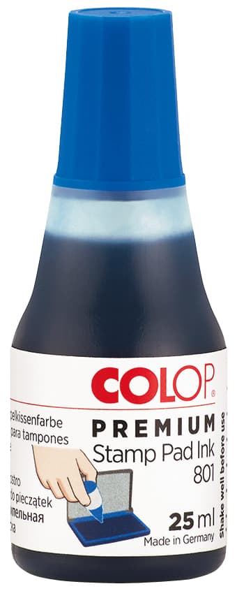 Colop Stempelfarbe , 801, , Für Stempelkissen, 25 Ml, Violett