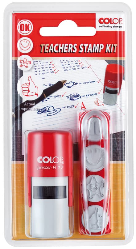 Colop Teachers Stempel Set, Motivationsstempel Inkl 4 Motive