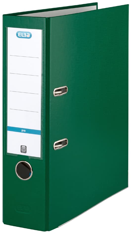 Elba Ordner Smart Pro Pp/Papier, Rückenbreite: 80 Mm, Grün