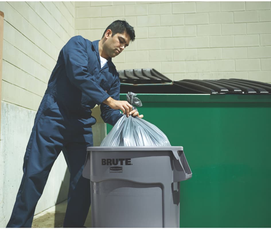 Rubbermaid Container Brute 208,2 Liter, Aus Pp, Grau