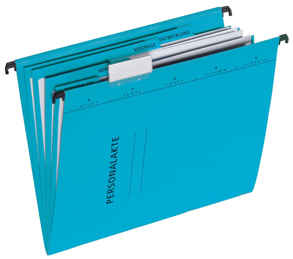 Pagna Personalakte, Aus Karton, 5-Fach, Blau