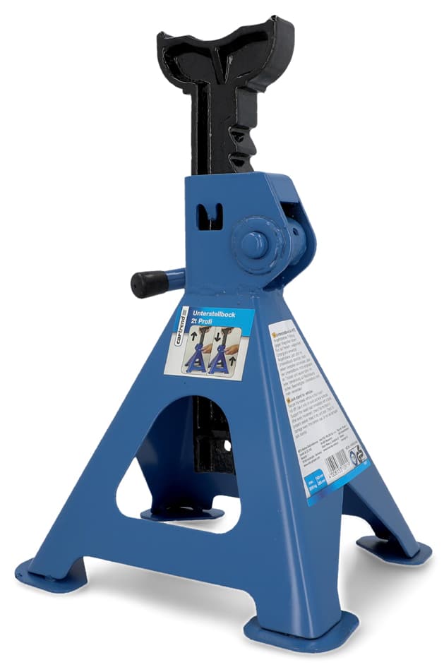 Cartrend Unterstellbock, Tragkraft: 2.000 Kg, Blau