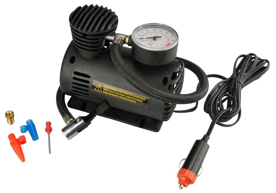 Cartrend Kfz-Kompressor Mit Manometer, Max. Druck: 10 Bar