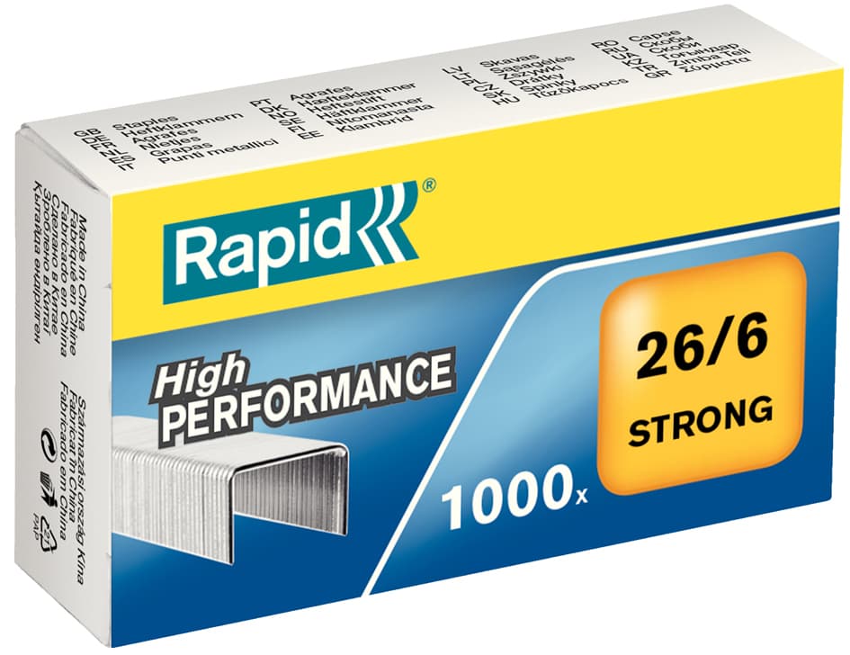 Rapid Heftklammern Strong 21/4, Galvanisiert
