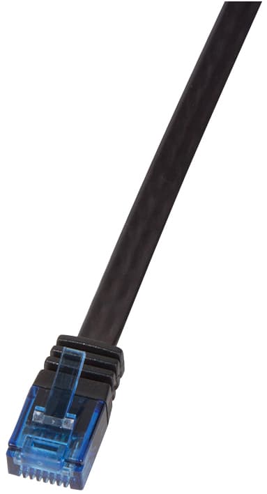 Logilink U/Utp Flach-Patchkabel, Kat. 6, 10,0 M, Weiß