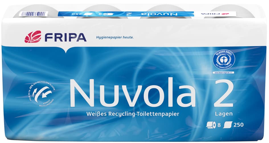 Fripa Toilettenpapier Nuvola, 2-Lagig, Hochweiß