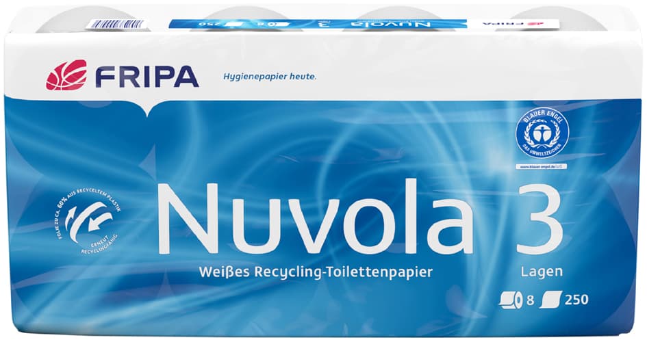 Fripa Toilettenpapier Nuvola, 3-Lagig, Hochweiß
