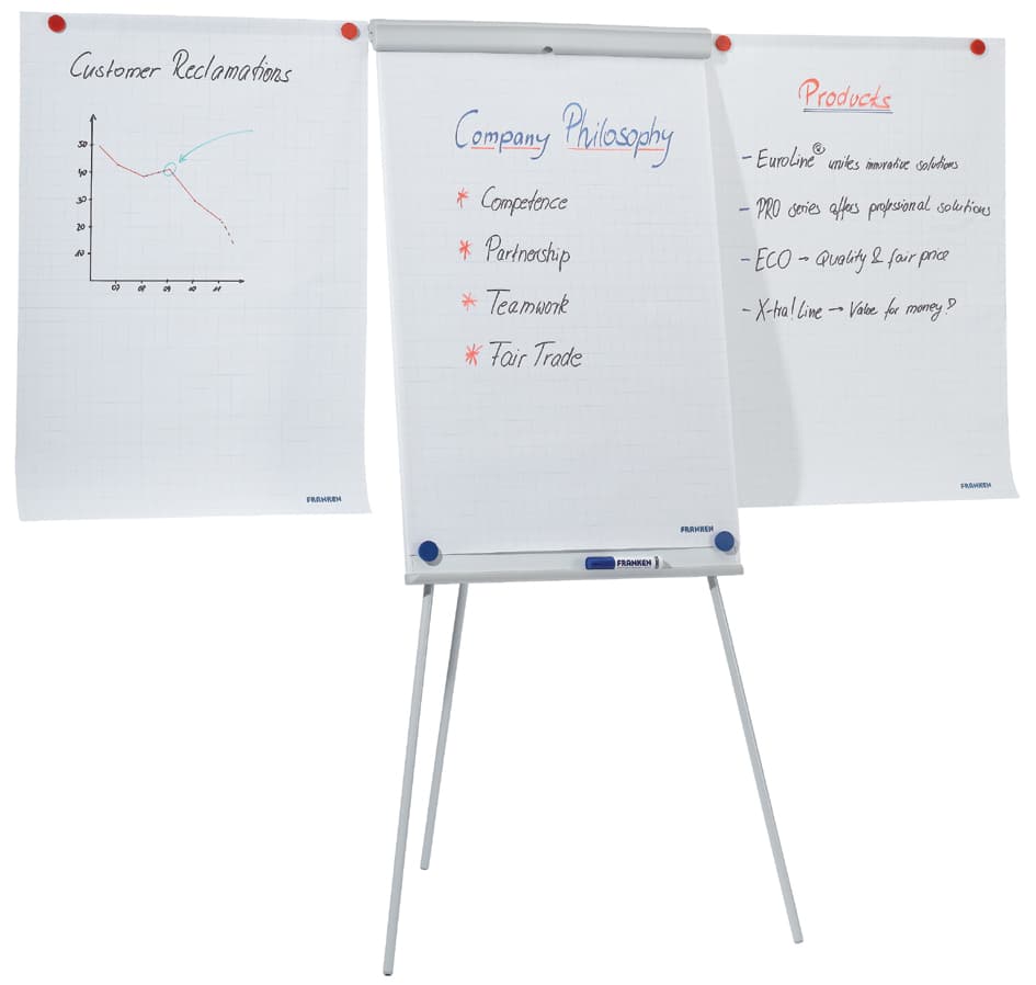 Franken Flipchart X-Tra! Line Standard Plus, Höhenverstell-