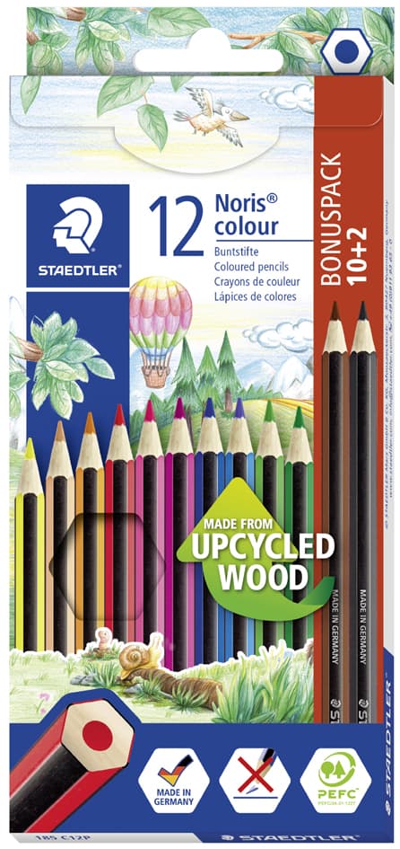 Staedtler Buntstift Noris Colour, 10 + 2 Kartonetui