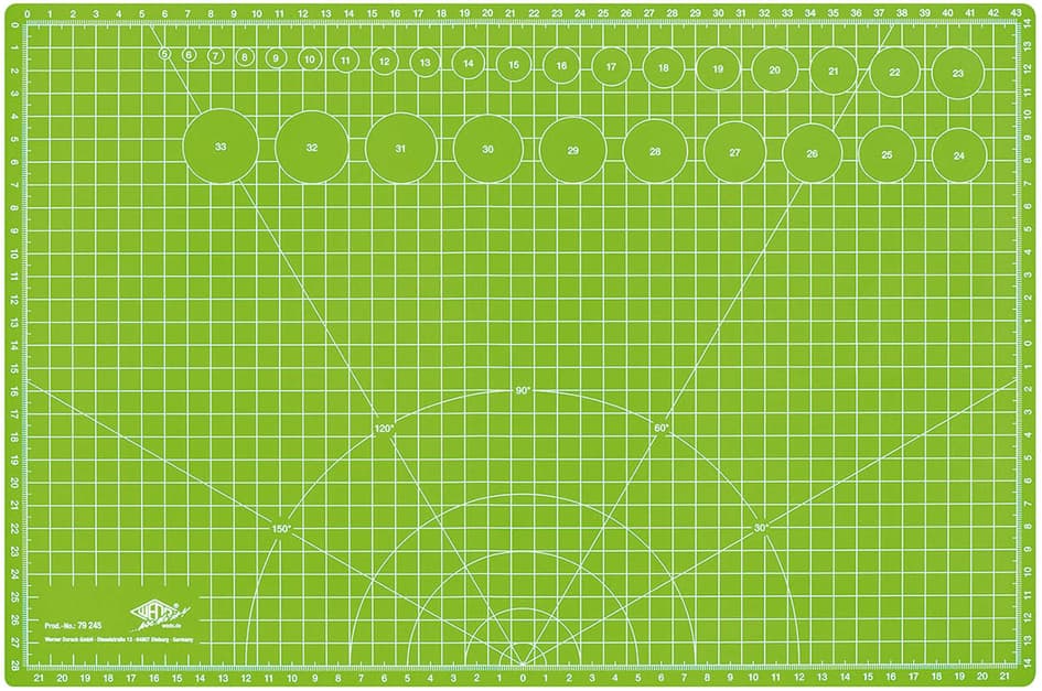 Wedo Schneide- & Bastelmatte Comfortline, Din A2, Grün