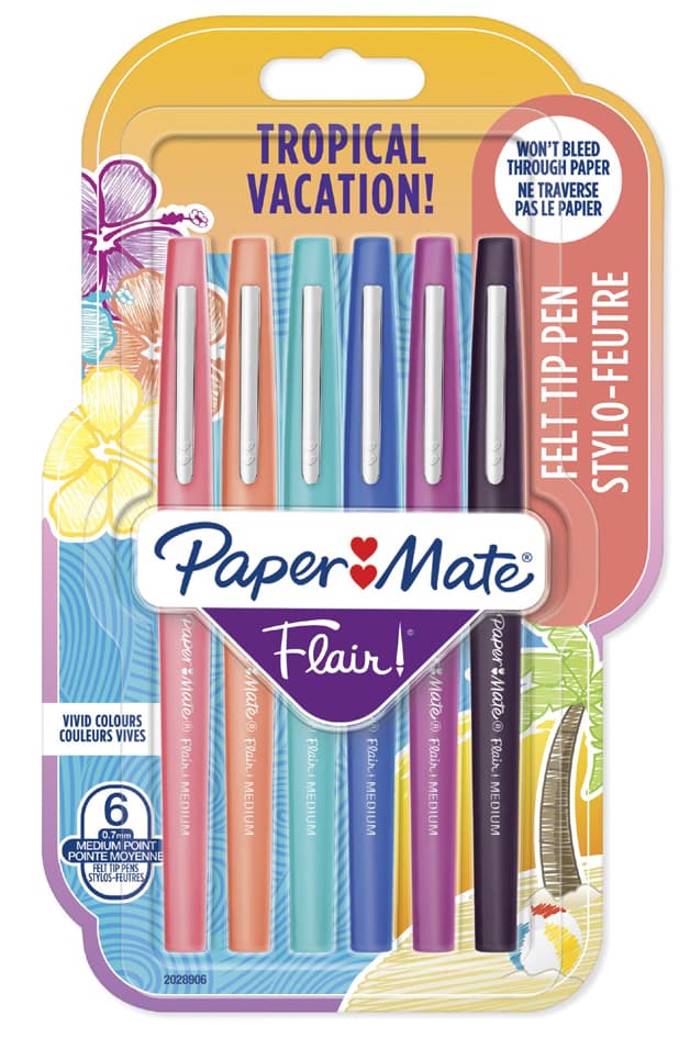 Paper:Mate Faserschreiber Flair Tropical Vacation, 6er