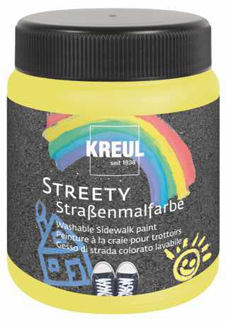 Kreul Straßenmalfarbe Streety, Wolkenweiß, 200 Ml