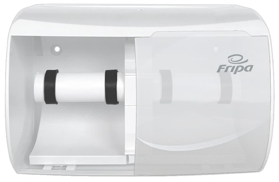 Fripa Toilettenpapier-Spender Für 2 Rollen, Kunststoff,Weiß