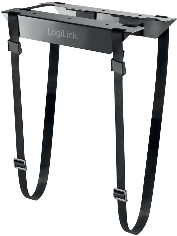 Logilink Pc-Halter Gurtsystem, Aus Stahl, Schwarz