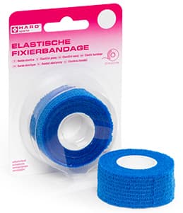 Haro Elastische Fixierbandage, 25 Mm X 2,5 M, Blau