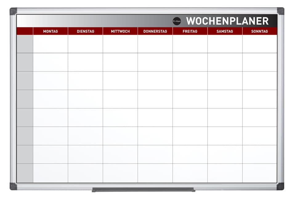 Bi-Office Planungstafel , Wochenplaner, , 900 X 600 Mm