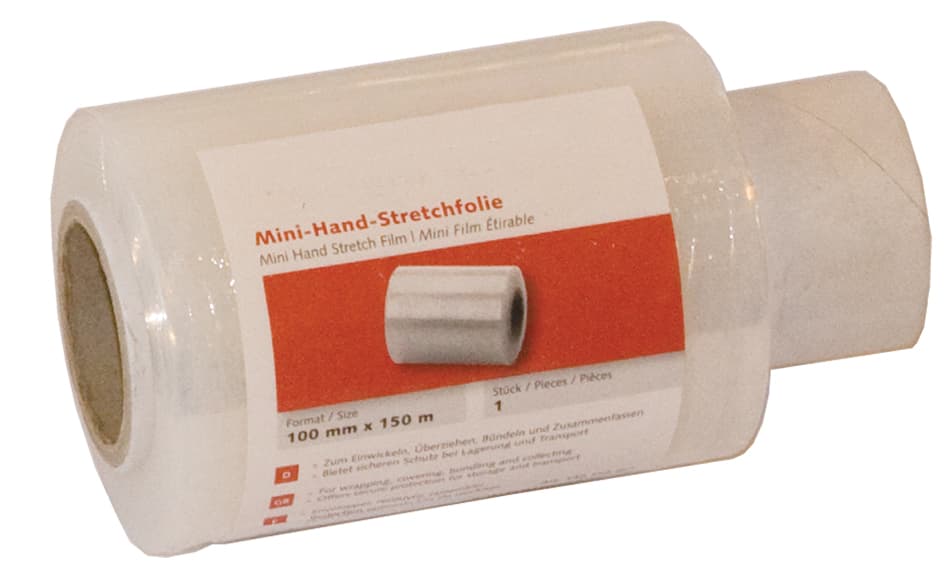 Smartboxpro Stretchfolie, (B)100 Mm X (L)150m, Stärke: 15 My