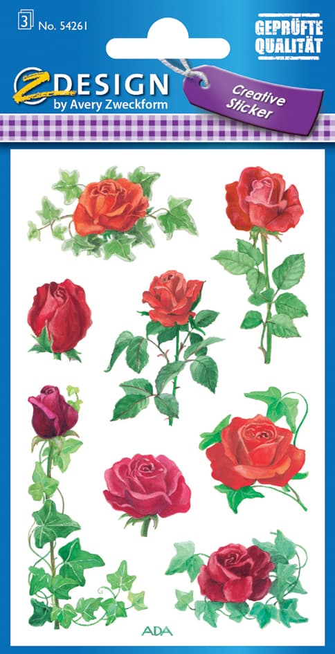 Zdesign Creative Sticker , Rosen Efeu,