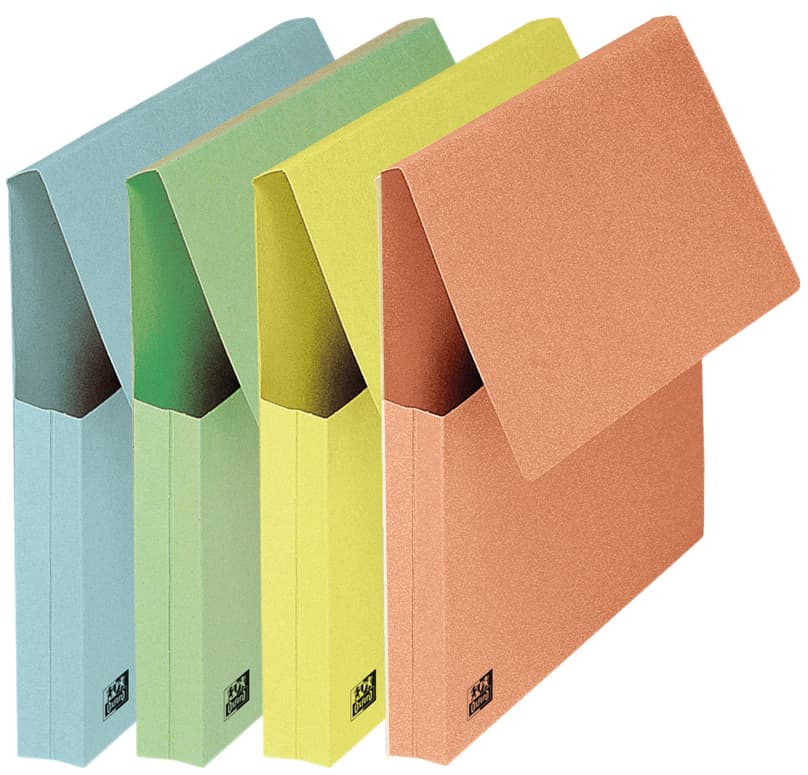Oxford Dokumententasche, Din A4, Karton, Pastell-Gelb
