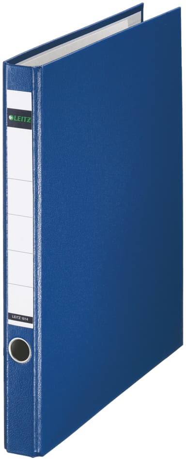 Leitz Plastik-Ringordner, Din A4, Blau, 2 D-Ring-Mechanik