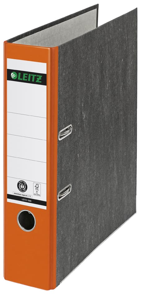 Leitz Wolkenmarmor-Ordner, 180 Grad, Din A4, 80 Mm, Orange