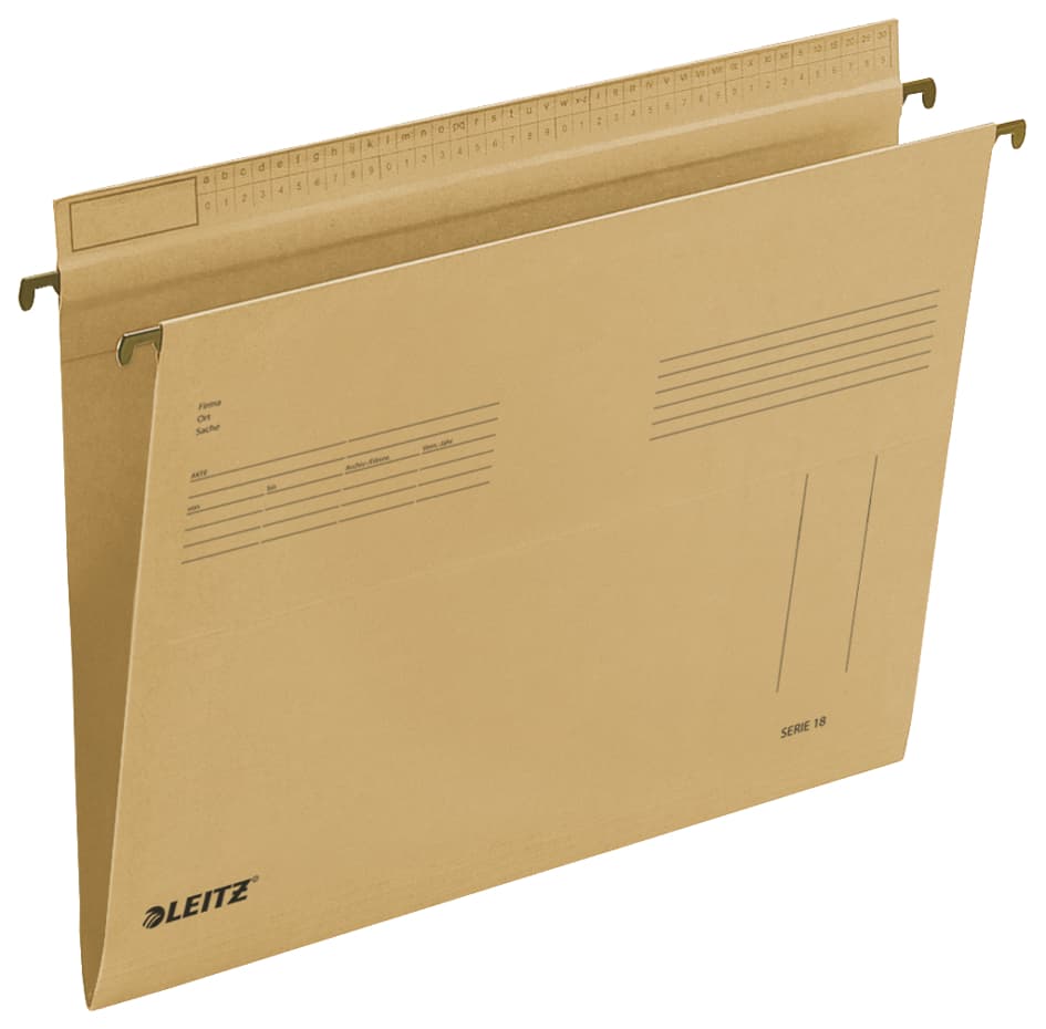 Leitz Serie 18 Hängemappe, A4, Seitlich Offen, Natron