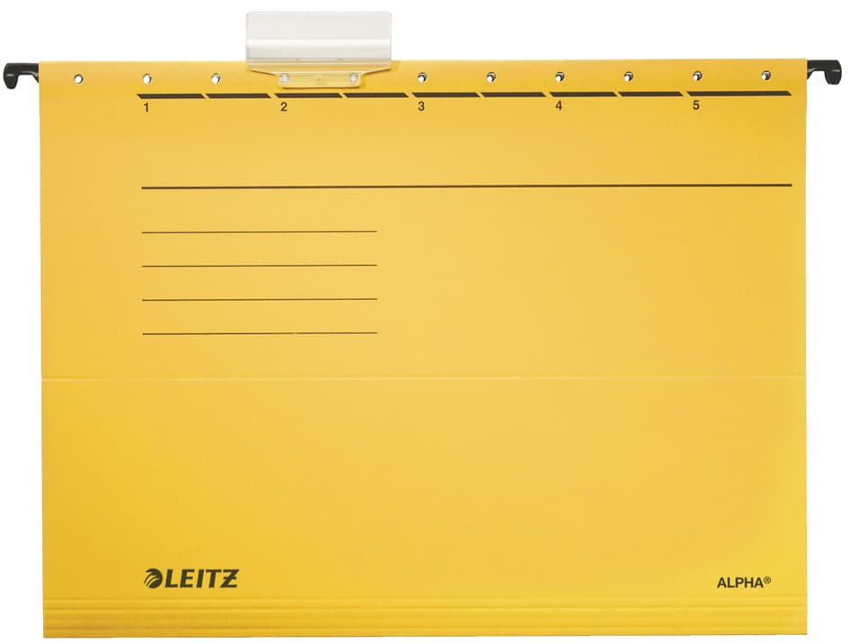 Leitz Alpha Hängemappe, A4, Seitlich Offen, Grün