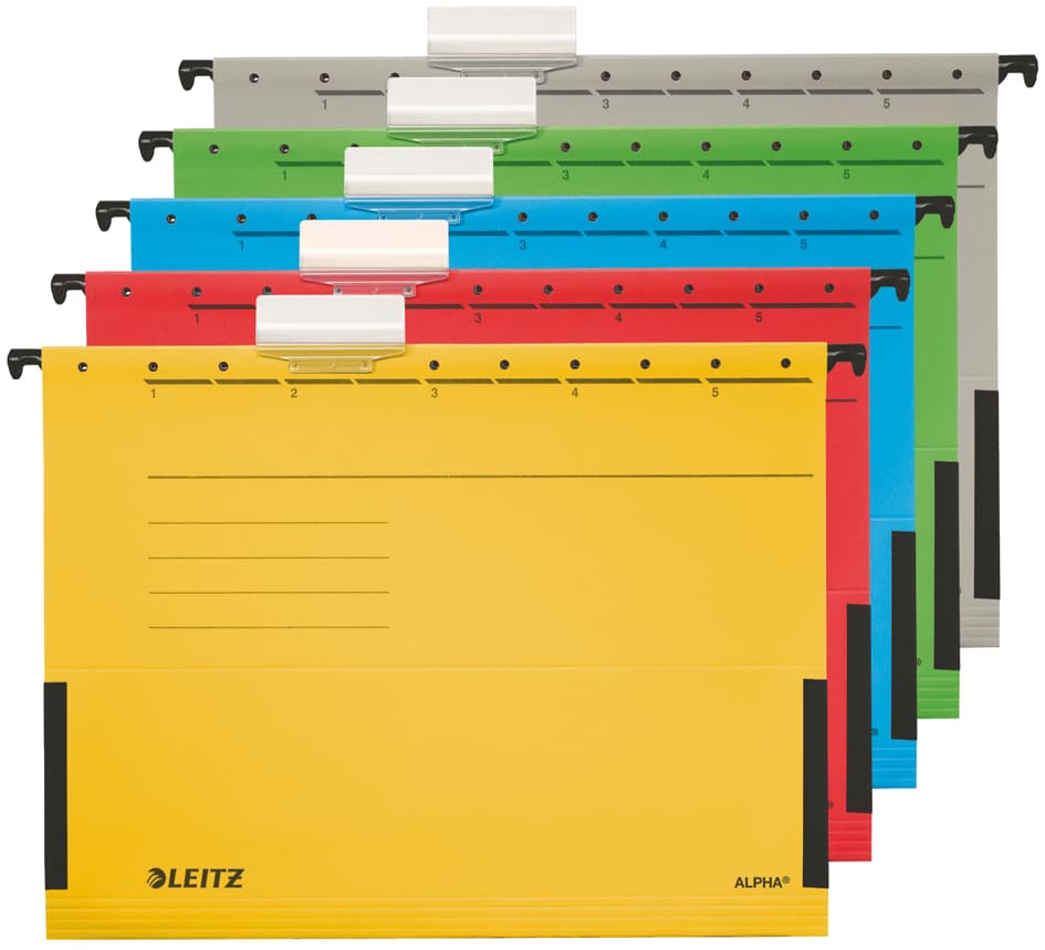 Leitz Alpha Hängetasche, A4, Mit Fröschen, Blau