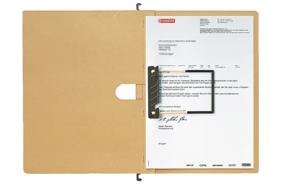 Leitz Alpha Hängehefter, A4, Flexofil-Schlauchheftung