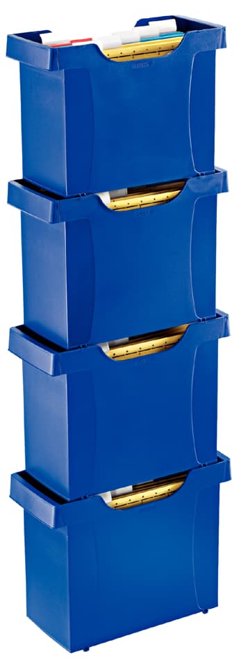 Leitz Mini-Aktei Hängeregistratur-Box Plus, Blau