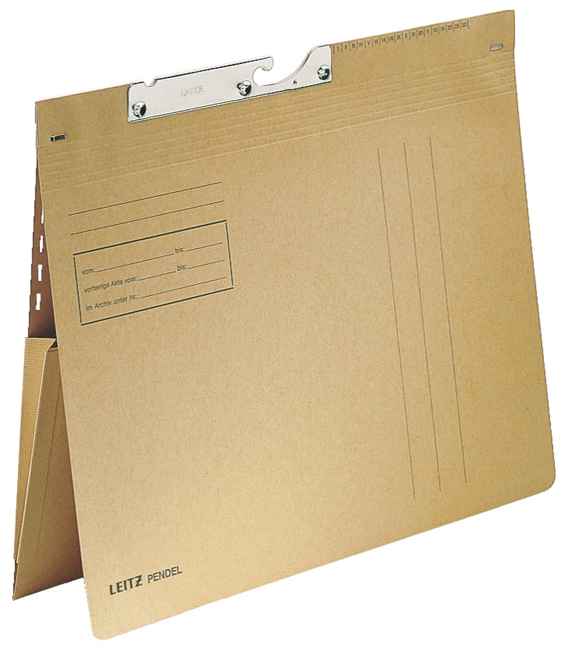 Leitz Pendelhefter, Mit Dehntasche, A4, Natron
