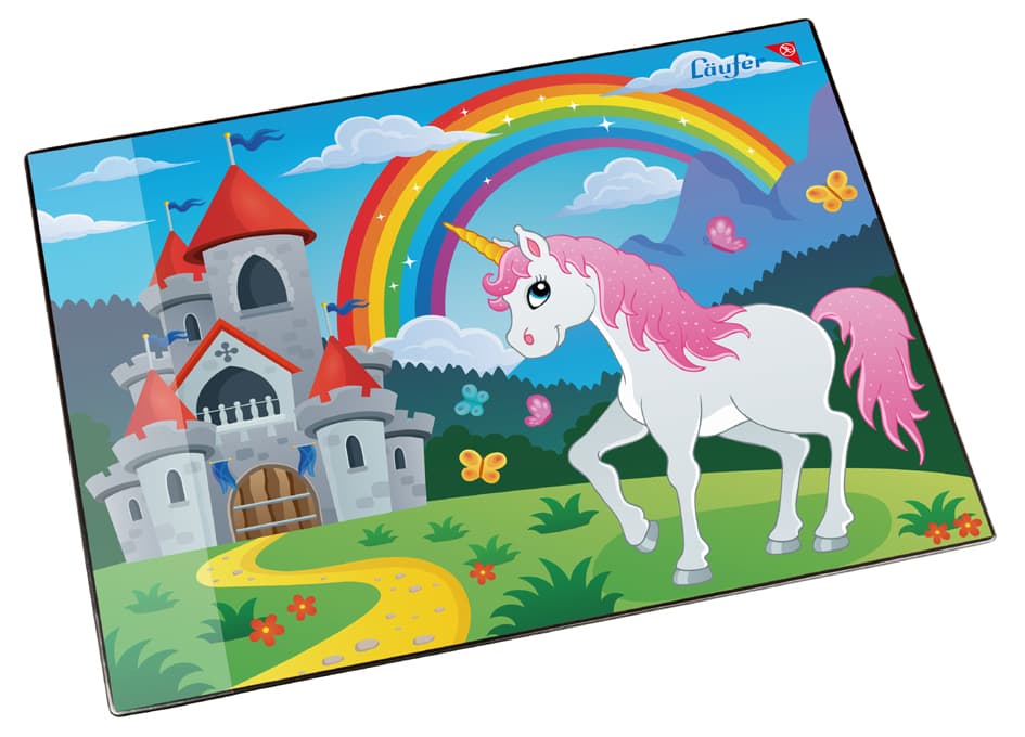 Läufer Schreibunterlage Einhorn, 400 X 530 Mm