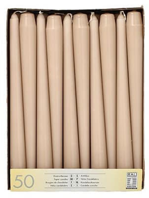 Starpak Leuchterkerzen, 22 Mm, Puder, 50er Pack